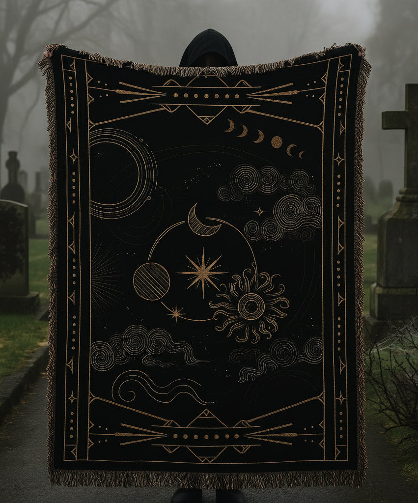 Mystic Alignment | Woven Throw Blanket