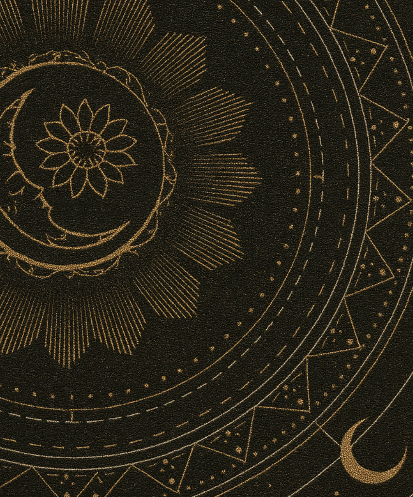 Lunar Wheel | Woven Throw Blanket